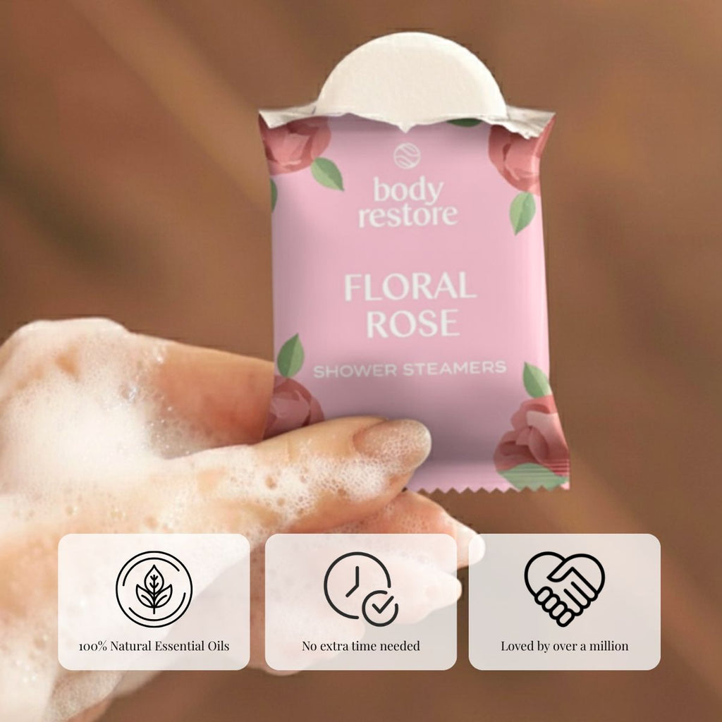 Floral Rose Shower Steamers - 15-pack
