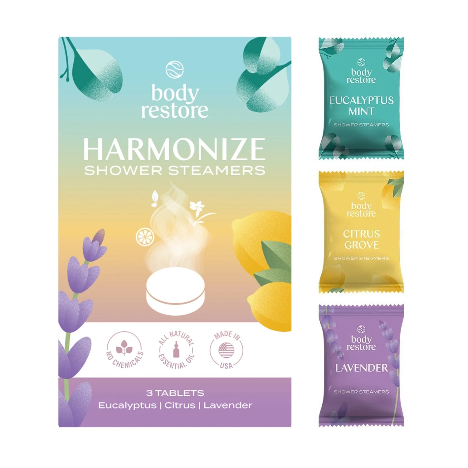 Harmonize Shower Steamers (3-pack)