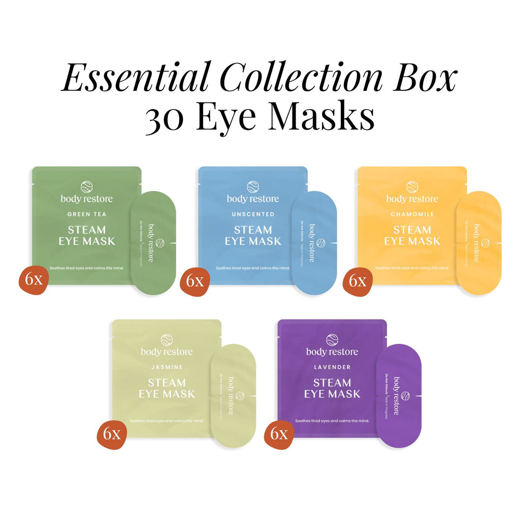 Essential Mix Stoom Oogmaskers - 30-pack