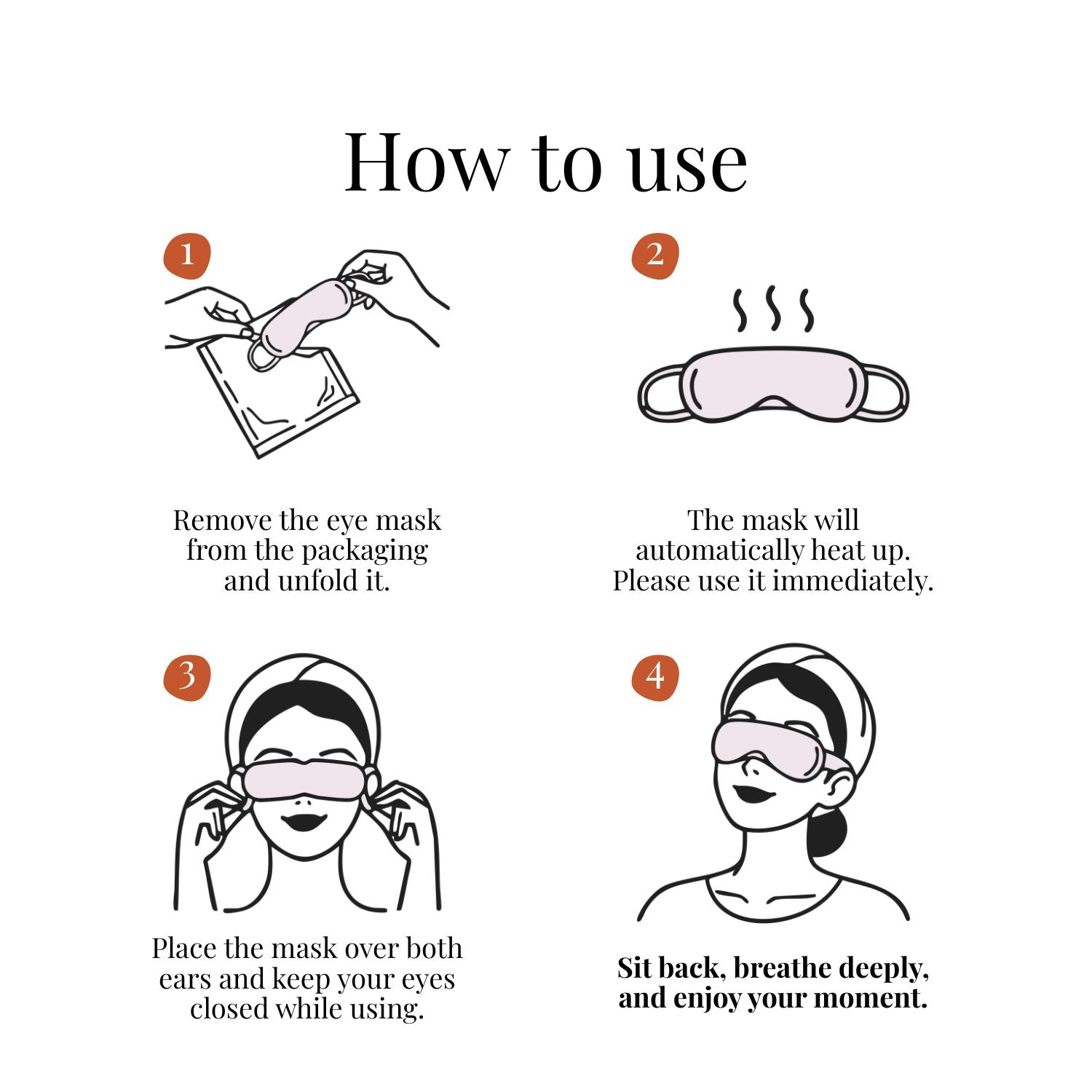 Essential Mix Stoom Oogmaskers - 30-pack