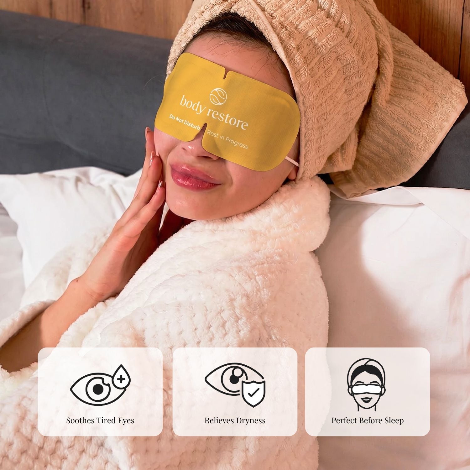 Essential Mix Stoom Oogmaskers - 30-pack