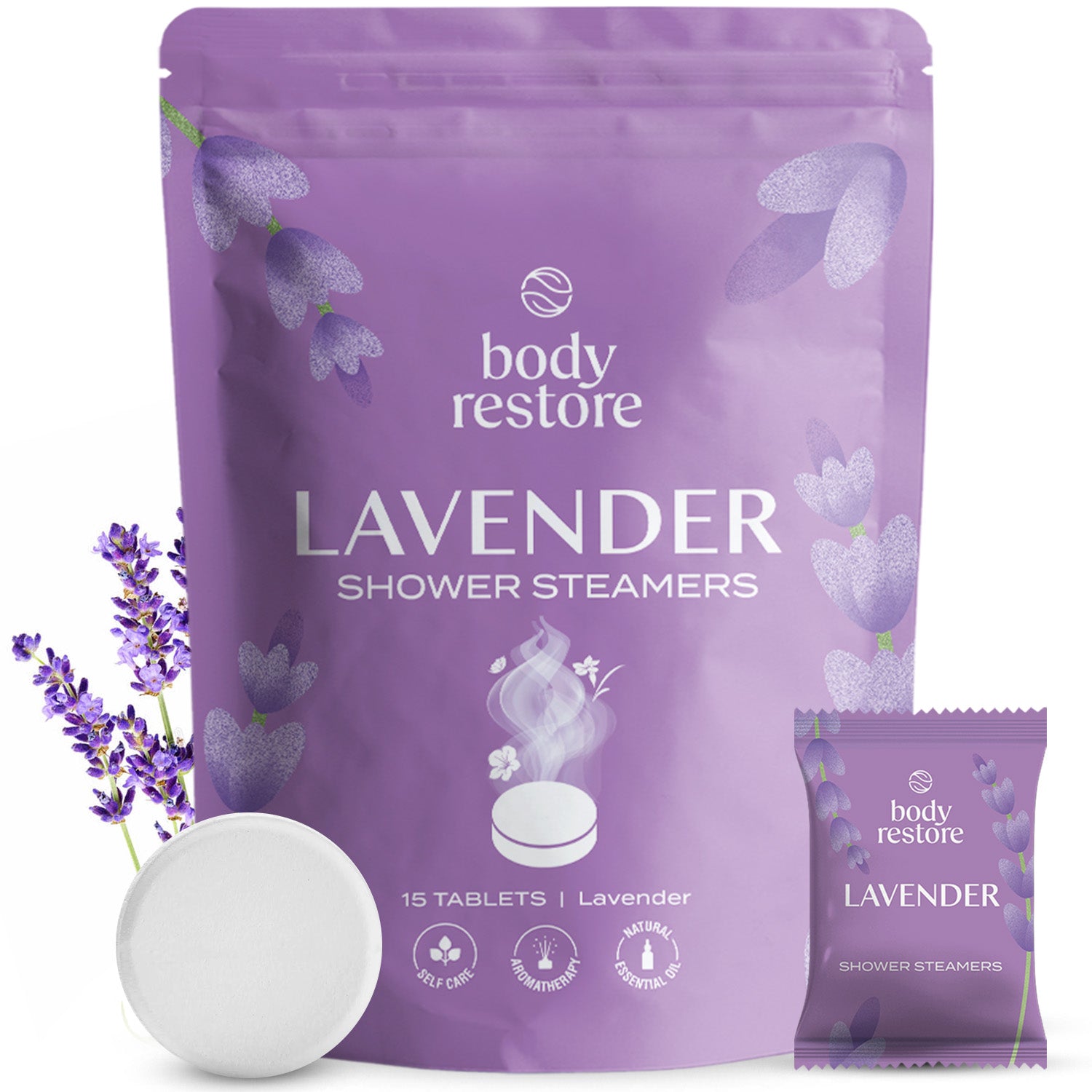 Lavendel Shower Steamers - 15-pack