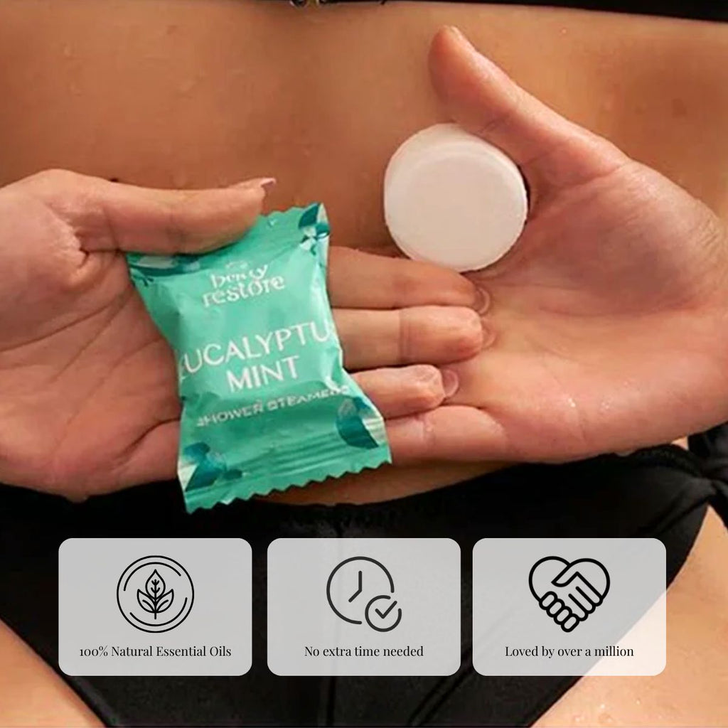 Eukalyptus Shower Steamers - Presentask 6-pack
