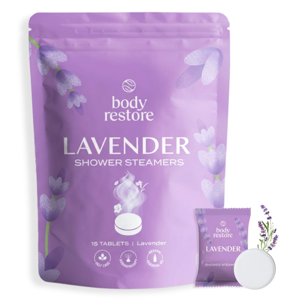 Lavendel Shower Steamers - 15-pack