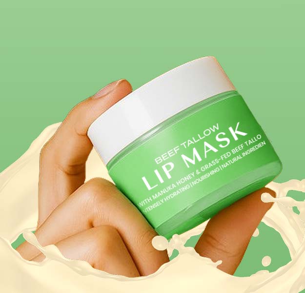 Beef Tallow Läppmask - Bergamot