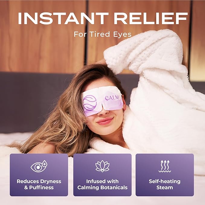 Lavendel Stoom Oogmaskers - 5-pack