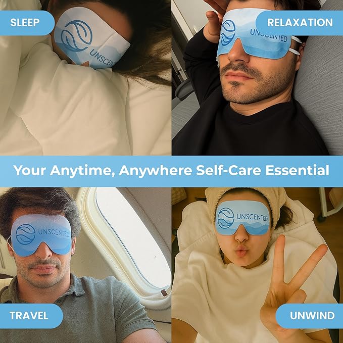 Doftfria Stoom Oogmaskers - 5-pack