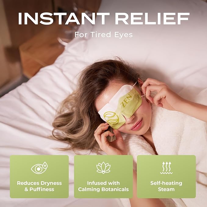 Green Tea Stoom Oogmaskers - 5-pack