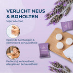 Lavendel Shower Steamers - Presentask 6-pack