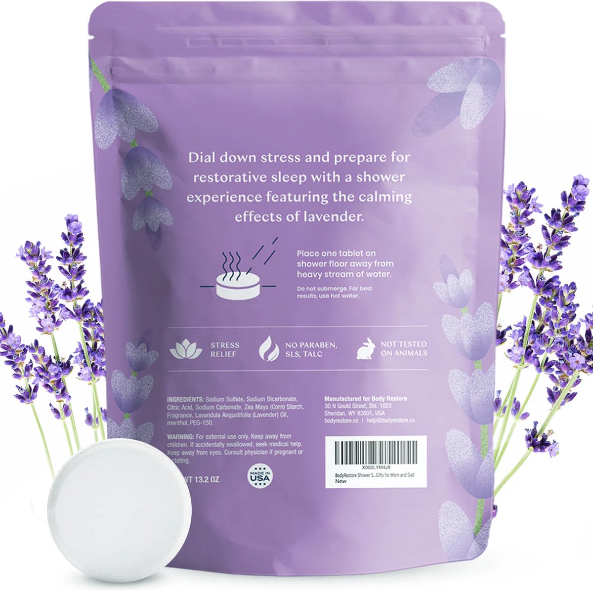 Lavendel Shower Steamers - 15-pack